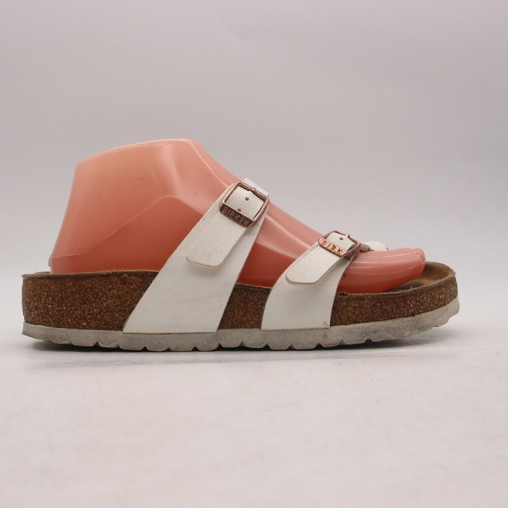 Birkenstock Pink and White Sandals